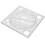Multi-Function Acrylic Drawing Ruler, 12x12cm, Woodworking & Craft Tool 11