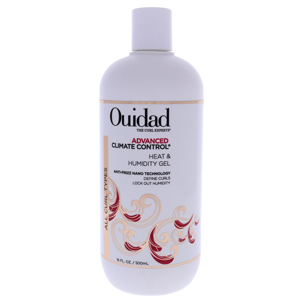 Ouidad Advanced Climate Control Heat & Humidity Gel (All Curl Types - Stronger Hold) - 500Ml/16Oz Clear