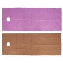 Wasserabweisendes Schönheitssalon-Bettbezug 75 cm x 200 cm Spa-Massage-Cover mit offenem Loch