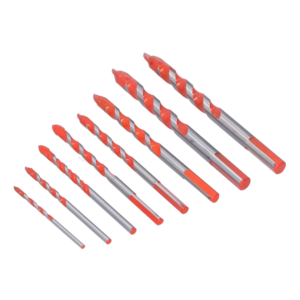Multi Purpose 8Pcs Drill Bit Set For Ceramic Tile Concrete & Glass Drilling 6951360181158