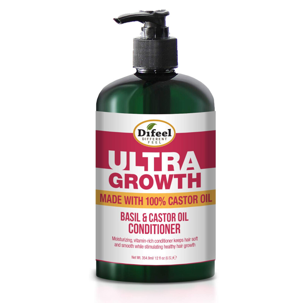 Difeel Ultra Growth Basil & Castor Oil Pro Growth Conditioner 355 Ml