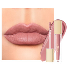 Oulac Rossetto rosa opaco per donne Stick labbra liquido a lunga tenuta Lucidalabbra ad alto impatto Copertura totale Trucco labbra con vitamina