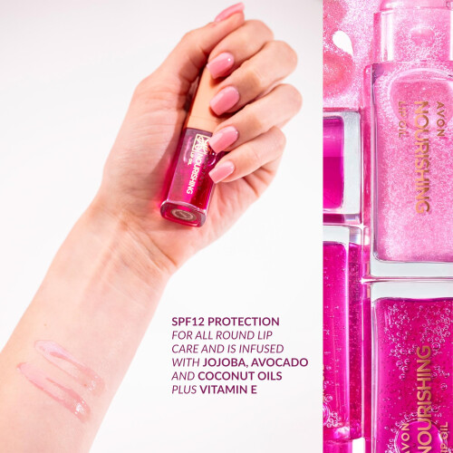 Avon Avon True Nährendes Lippenöl (Schimmerndes Blatt) 2
