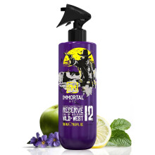 Immortal NYC Reserve 12 Wild West After Shave Spray Corpo/Viso Colonia da uomo 17 once Esclusiva Barbers Ammorbidisce la pelle Rinfresca Disinfet