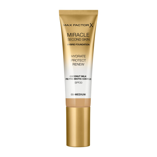 Max Factor (05 Medium) Max Factor Miracle Second Skin Hydrating Foundation 2