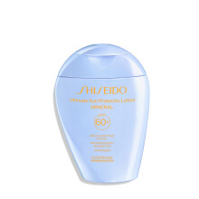 Shiseido Ultimate Sun Protector Lotion Mineral SPF 60 - Lpinkyv laajakirjoinen aurinkovoide kasvoille ja vartalolle - Parantaa nkyvsti juonteide