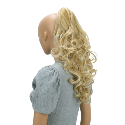 CAISHA 20" Extension Clip On Codino Voluminoso Mosca Biondo H32a