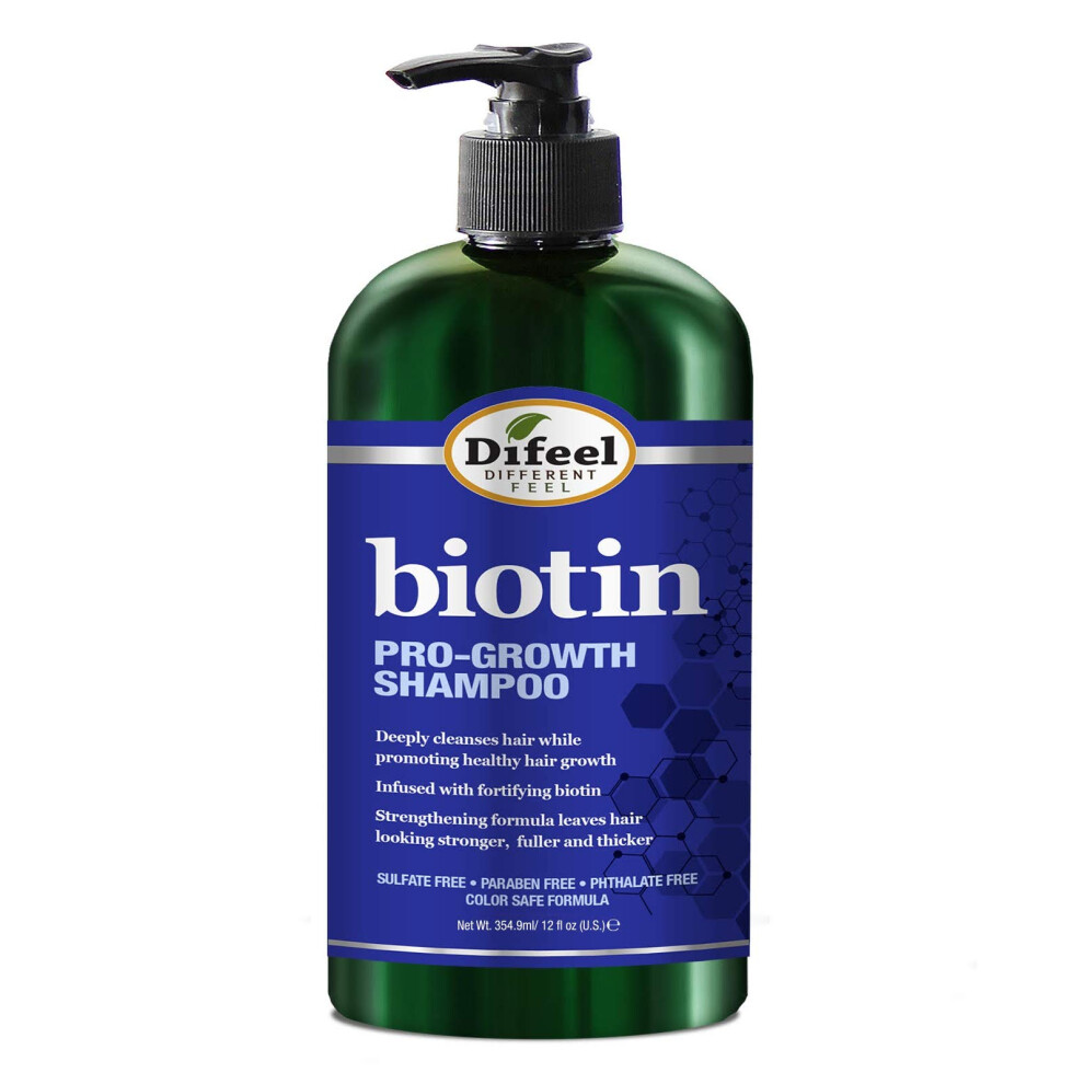 Difeel Biotin Pro Growth Shampoo 12Oz