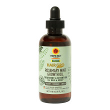 Hair Gro Growth Oil 4oz/120ml – Haarbehandlung mit Rosmarin-Minze-infundierter Formel für gesünderes Haar, Kopfhaut-Entgiftung, alle Haartypen