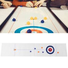 Children & Adult Foldable Curling Ball Game Portable Tabletop Toy for Parties