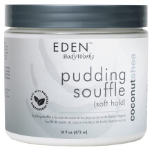 EDEN BodyWorks Kokos Shea Pudding Soufflé | 16 oz | Erfrischt & Befeuchtet Locken, Sanfter Halt, Glanz - Verpackung kann variieren