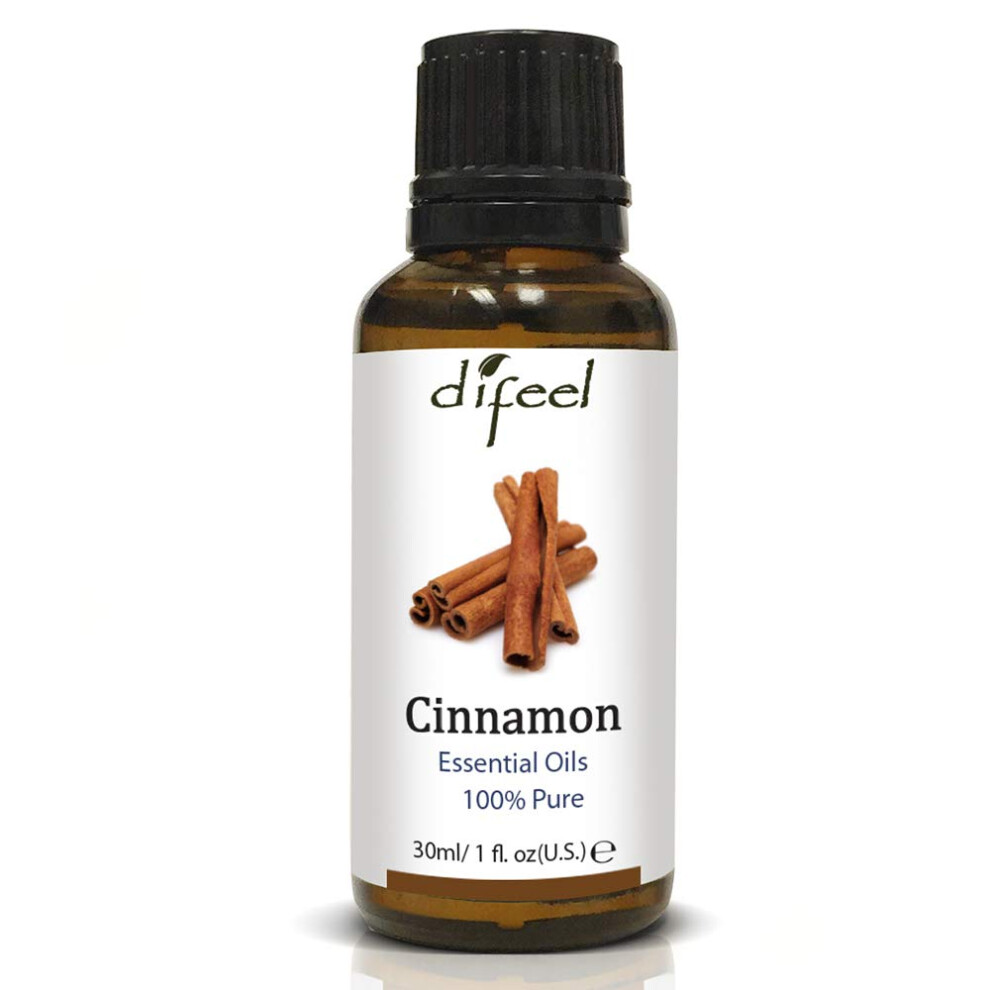 Difeel Orange Essential Oils 100% Pure Cinnamon Oil 1 Ounce