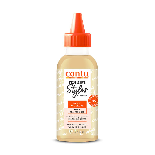 Cantu Cantu Protective Styles door Angela Daily Olie Druppels met Tea Tree Olie, 2 Ounce