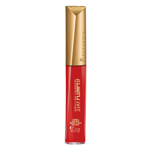 Rimmel Rimmel Stay Plumped Lip Gloss 500 Saucy Pack 1 1