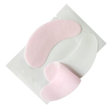 Juego de 100 pares de almohadillas debajo de los ojos, parches de Gel desechables para extensiones de pestaas, Kit de herramientas, pelcula neg