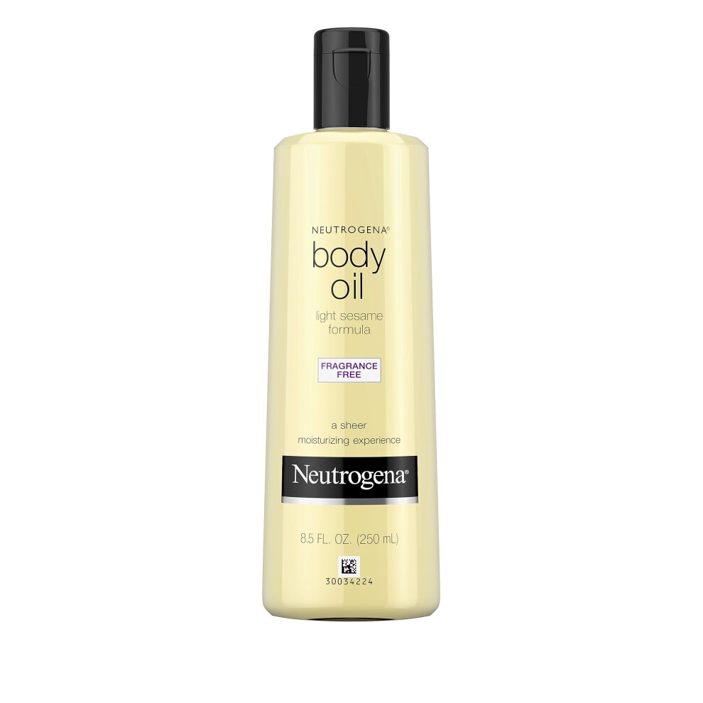 Neutrogena Body Oil, Light Sesame Oil Formula, Fragrance Free, 85 Fl Oz
