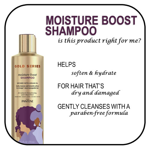 Pantene Gold Series Shampoo Moisture Boost 9.1 Ounce (270ml) 2