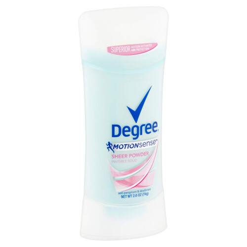 Degree Deodorant 2,6 Ounce Dames Motion Sense Sheer Powder (76 ml) (2-pack)