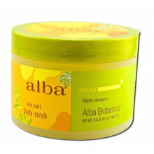 ALBA BOTANICA BODY SCRUB ZEEZOUT 14,5 OZ