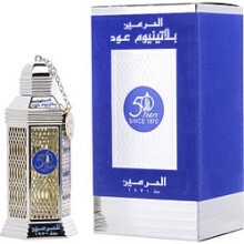 Al Haramain 50 Years Platinum Oud By Al Haramain Eau De Parfum Spray 3.3 Oz For Unisex