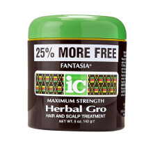 IC Maximum Strength Herbal Gro - Hair & Scalp Treatment - 142g