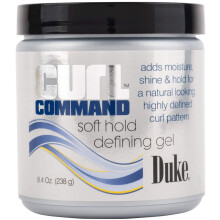 Duke Curl Command Gel für weichen Halt und Definition