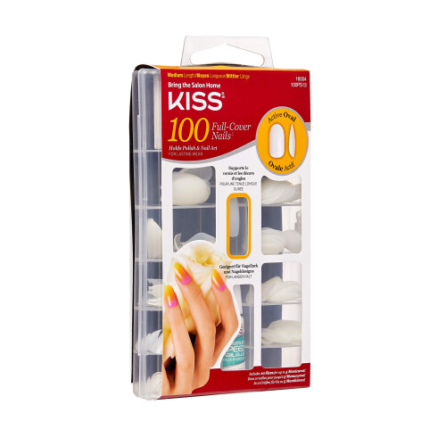 KISS Active Oval Nails - Pack of 100    2