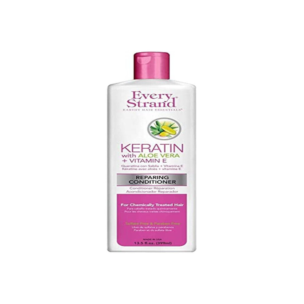 Every Strand Keratin Repairing Conditioner 13.5 Fl Ounce 13.5 Ounce