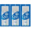 Q-tips Wattestäbchen, 500 Stück (3er-Pack) 1