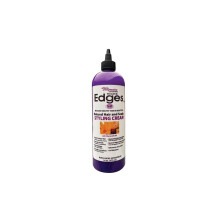 HICKS Edges Crema para peinar el cabello y el cuero cabelludo natural con aceite de manzanilla - 16 oz Prpura con etiqueta blanca 1 16.0 onzas