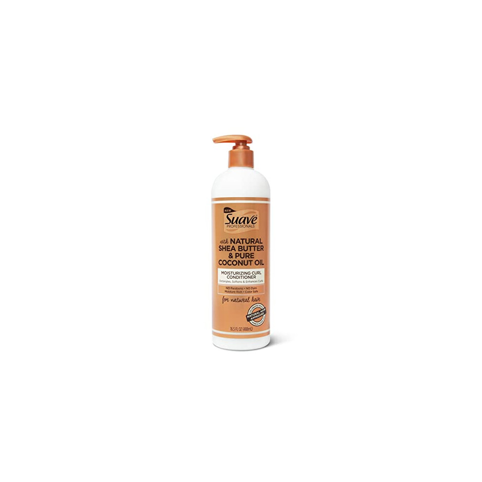 Suave Professionals Natural Shea Butter Coconut Moisturizing Curl Conditioner 16.5 Fl Oz