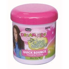 African Pride Dream Kids Olive Miracle Quick Bounce Hair Detangling Pudding 425 g