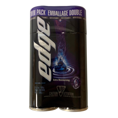 Edge Extra Moisturizing Scheergel voor Mannen 7 Ounce