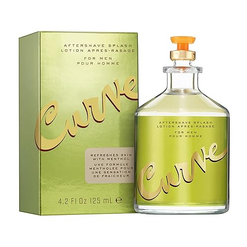Curve Aftershave Splash Lotion voor Mannen, 4.2 Fl. Oz. 1