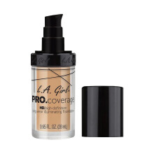 Fond de Teint Liquide L.A. Girl Pro Coverage, Clair, 0,95 Fl Oz, GLM642