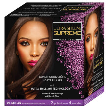 Ultra Sheen Supreme Conditioning Creme No Lye Relaxer with Ultra Brilliant Technology New Sulfate Neutralizing Shampoo Vitamin E Anti Breakage & Silk