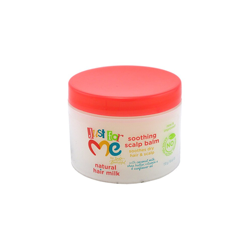 Just For Me Hair Milk Soothing Scalp Balm Jar, 6 Ounce