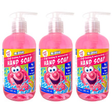 Mr. Bubble Sapone Mani Idratante per Bambini, Formula Gentile per Pelle Sensibile con Aloe Vera - Profumo Originale (Confezione da 3 Bottiglie, 8)