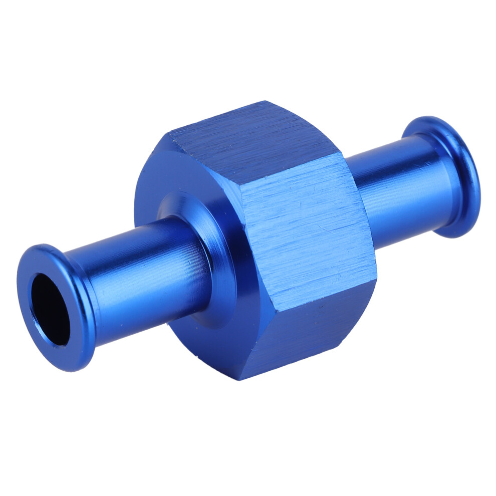 Fuel Nitrous Pressure Gauge Adapter Aluminum Alloy 3/8In Hose 1/8In Npt Blue 3771360183906
