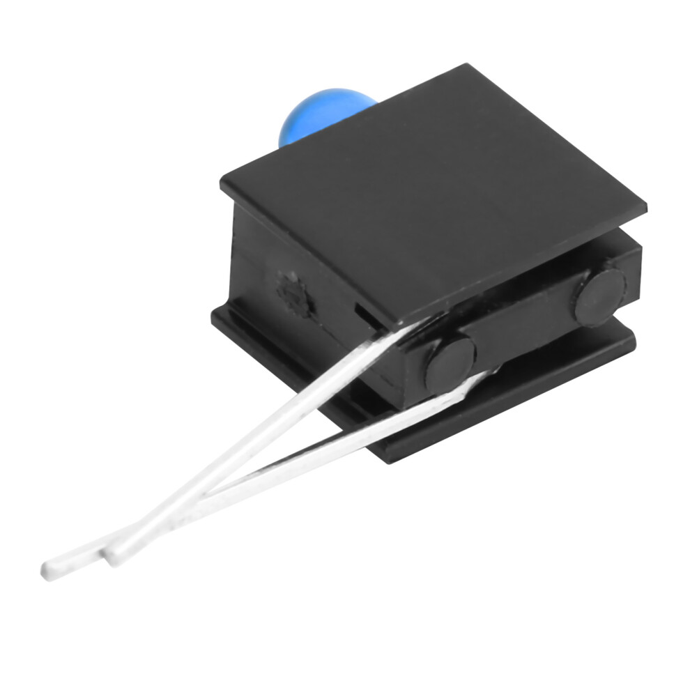 100Pcs Blue 3Mm Led Shade Diode Light Kit With Holder 8211360184091
