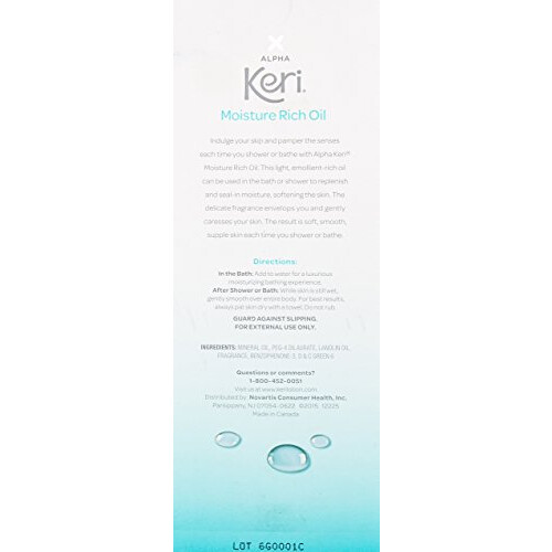 Alpha Keri Λάδι Πλούσιας Ενυδάτωσης για Ντους & Μπάνιο 16 oz 2