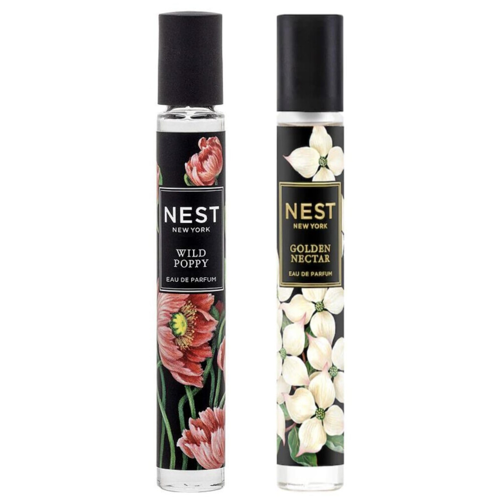 Nest New York Eau De Parfum Travel Spray Duo (Wild Poppy & Golden Nectar)