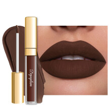 Depuplum Rossetto Marrone Scuro Opaco per Donna Color Stay Rossetto a Lunga Durata Rossetti Liquidi a Prova di Sbavature Colore Labbra Cruelty Fr