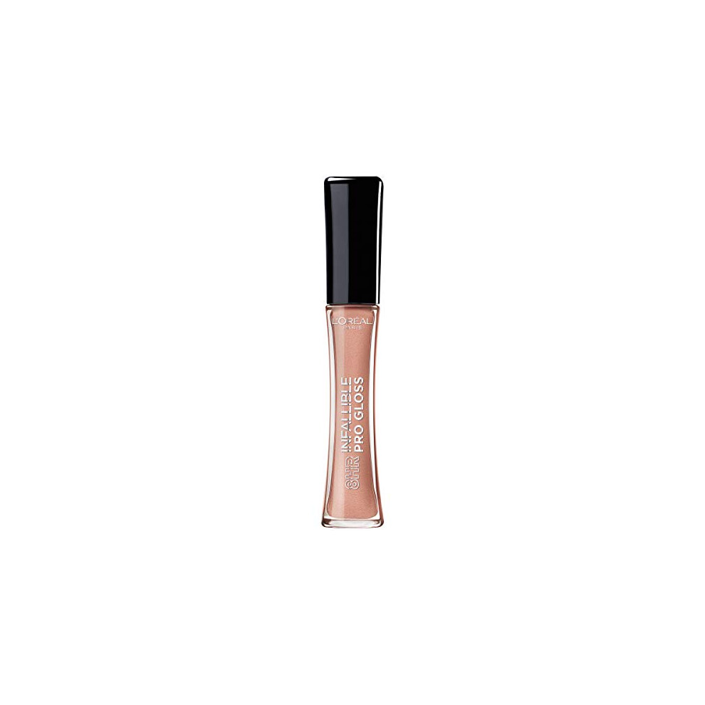 Loral Paris Loreal Paris Makeup Infallible 8 Hour Hydrating Lip Gloss Nude Petal 0.21 Fl Oz
