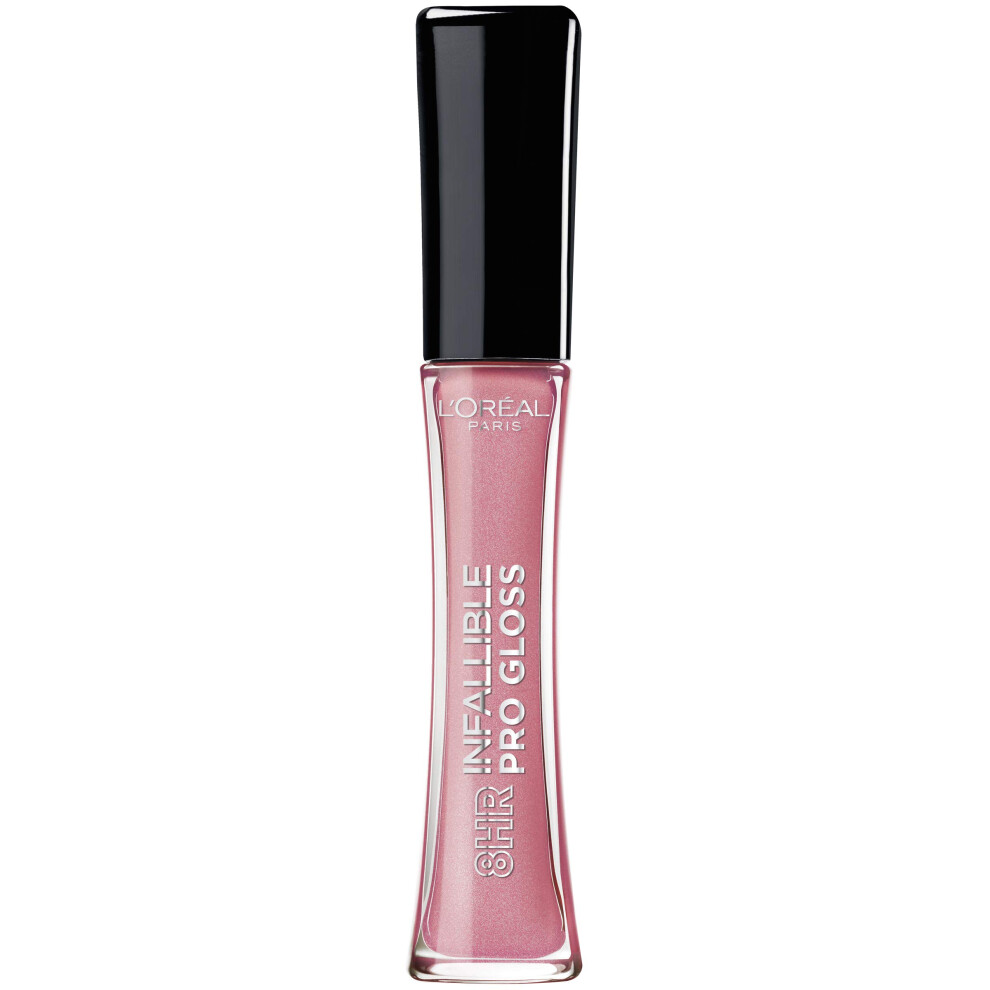 Loral Paris Pink Loreal Paris Makeup Infallible 8 Hour Hydrating Lip Gloss Opal 0.21 Fl Oz