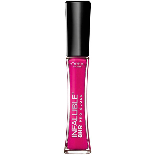 LOreal Paris Makeup Onfeilbaar 8 uur hydraterende lipgloss Roze Topaas 0,21 Fl Oz