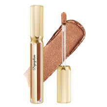 Depuplum Rossetti Marroni per Donna Rossetto Metallico a Lunga Durata Antiaderente Lucidalabbra Luccicante Leggero Idratante Copertura Completa C