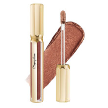 Depuplum Rossetti al cioccolato per donne Rossetto metallizzato Lunga durata Antiaderente Lucidalabbra Luccicante Leggero Idratante Copertura tot