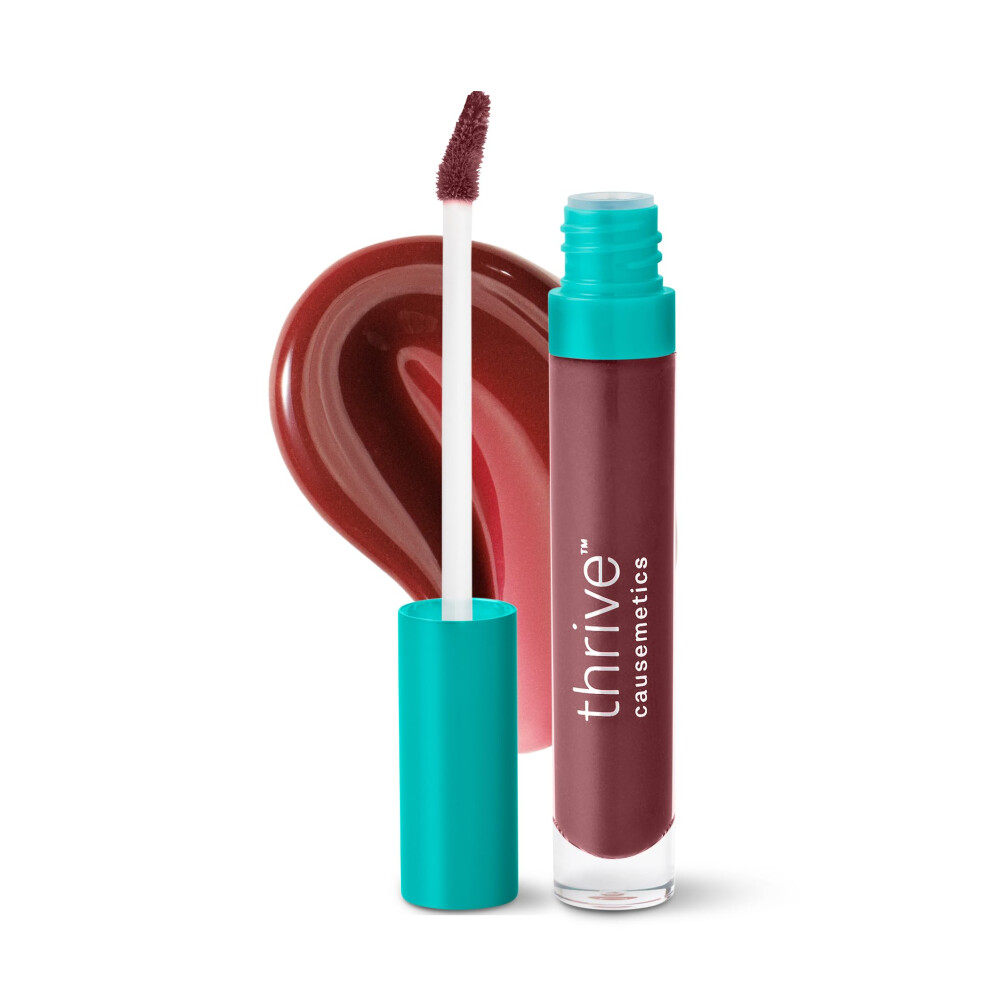 Thrive Causemetics Sheer Strength Lip Plumping Peptide Gloss Lip Plumper With Vitamin E Peptides Plumps Smooths & Hydrates Lips High Shine Vega