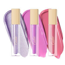 Oulac Rossetto Opaco Set Rossetti Metallici per Donne Rossetto Liquido a Lunga Durata Doppio Uso Colore Labbra ad Alto Impatto Copertura Completa